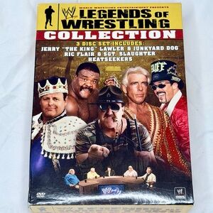 WWE‎ Legends of Wrestling Collection 3-Disc DVD Set Slipcover Case